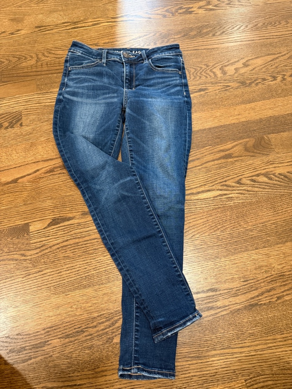 American Eagle Outfitters Dark Blue Skinny Jeans